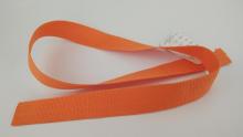 Orange color Plain PP webbing