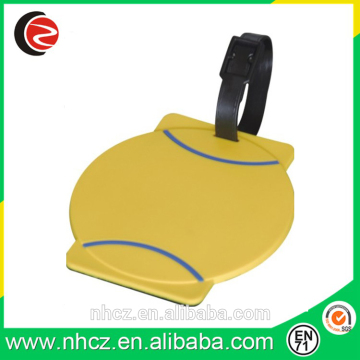 Round Luggage Tag Soft PVC Tag