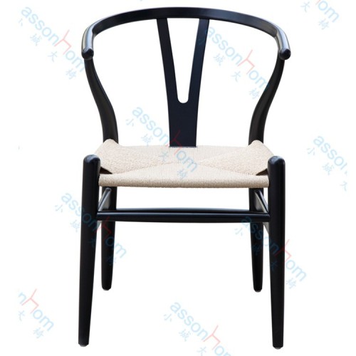 Black Y chair Wishbone Chair