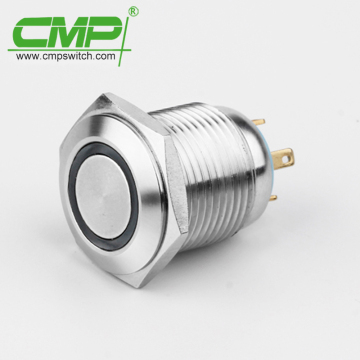 CMP 4pins push button switch,16mm push button light switch