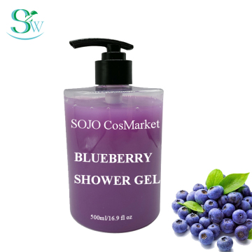 Blueberry Exfoliating shower gel 500ml