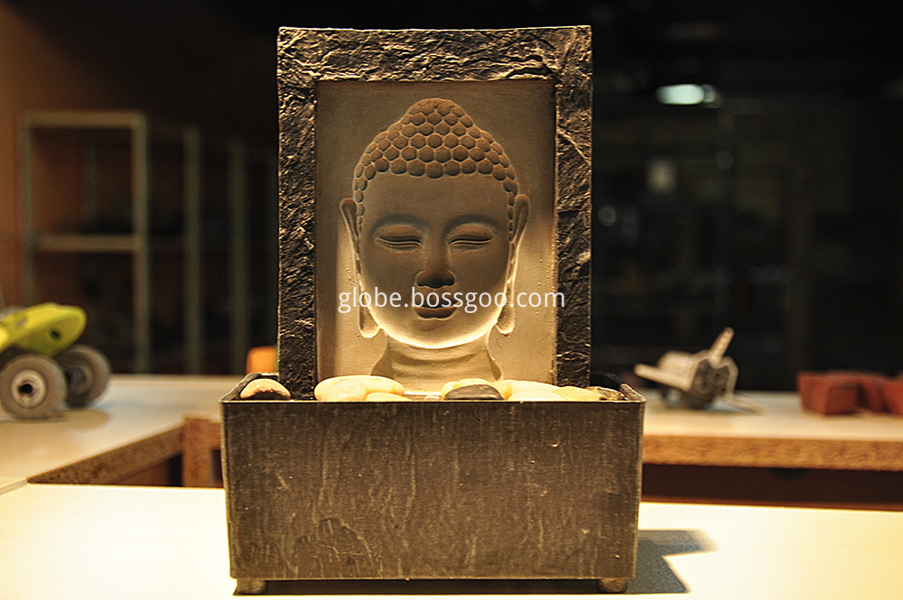 Table Fountain  Buddha Face