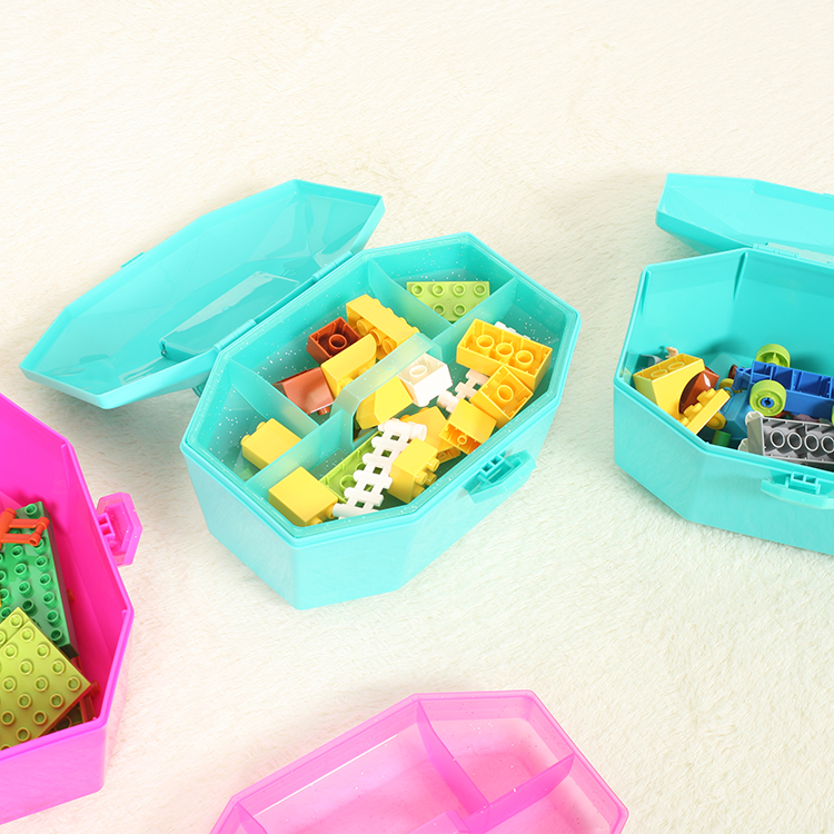 Wholesale Custom High Quality Toy Plastic Storage Boxes With Divisions