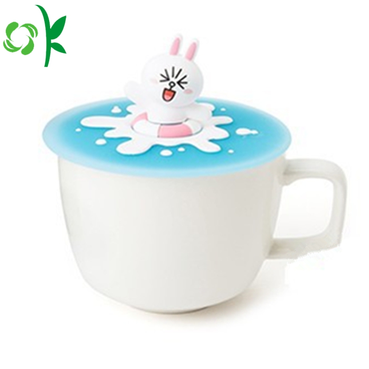 FDA Silicone Cartoon Mug Lid Cover