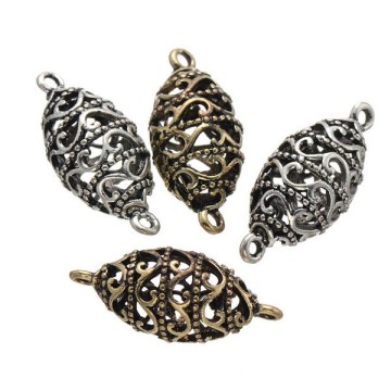 Bracelet Charms DIY loop Bead Zinc Alloy Big Hole European Bead