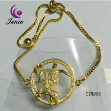 Jenia Wholesale Gemstone Copper Jewelry Bracelets Woman Fashion Jewelry Bracelet