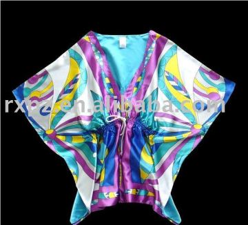 polyester spandex milano satin printed satin fabric