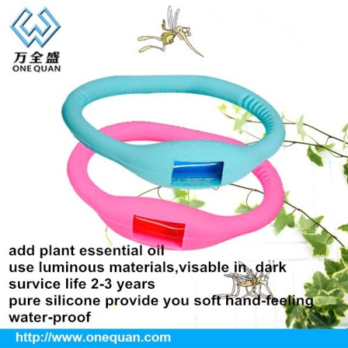 65*45mm negative ion silicone mosquito repellent bracelet 2015 silicone mosquito killer band