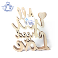 Lasergeschnittenes Holz 3D Buchstabenschild