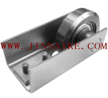stainless guide gate wheel swing gate wheel