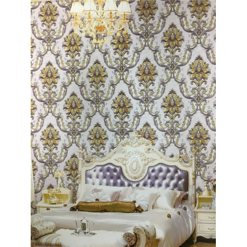 106 cm kualitas baik damask wallpaper untuk dekorasi rumah