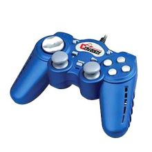 USB Dual Shock Fan Joypad with Twin Analog Sticks and 12 Analog Buttons