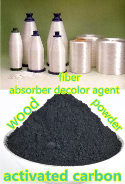 Activated carbon as fiber filter activator