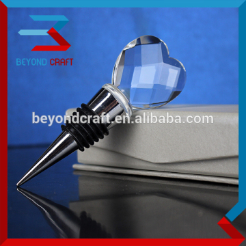 Beautiful Heart Love Crystal Bottle Stopper Give Aways Gift Item