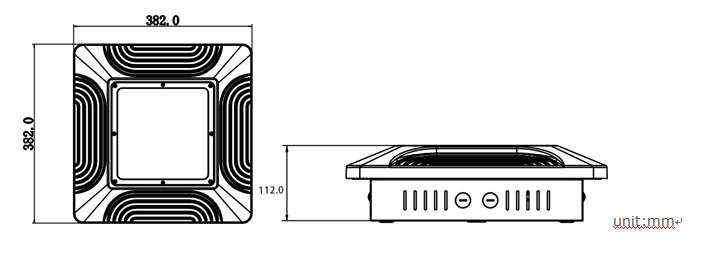 LUXINT Factory Direct Sales 40W-200W Outdoor Lighting Eco-Friendly Fashion 120W 150W 200W Led Canopy Light Gas Station