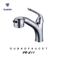 Luxurious 1-Handle Pullout Sprayer Basin Faucet Fpr Bathroom
