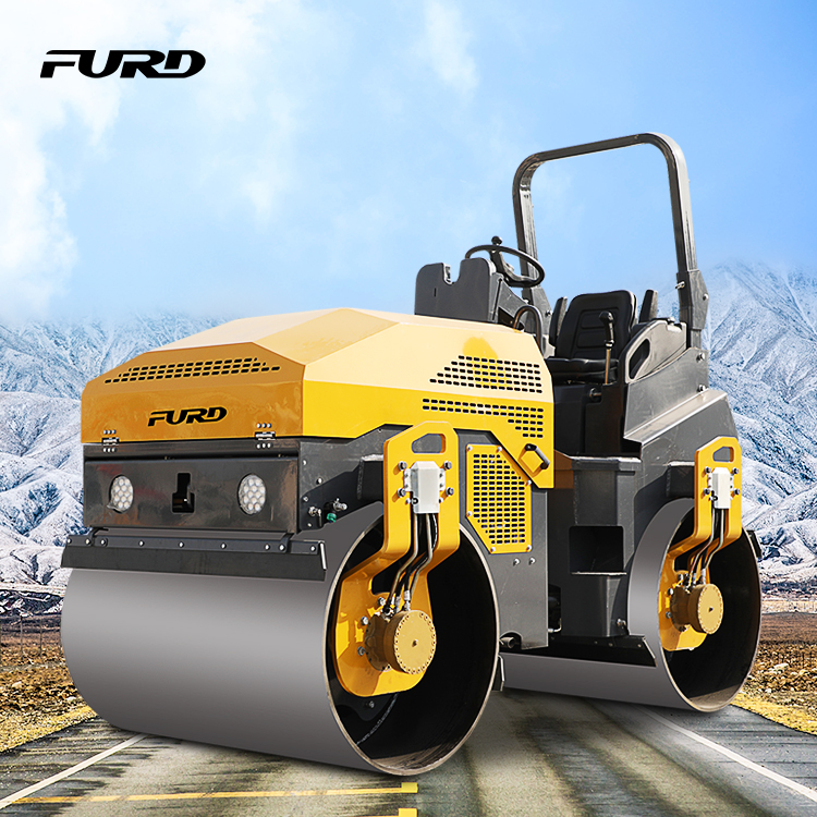 Best sell 4 ton ride on double drum mini road roller