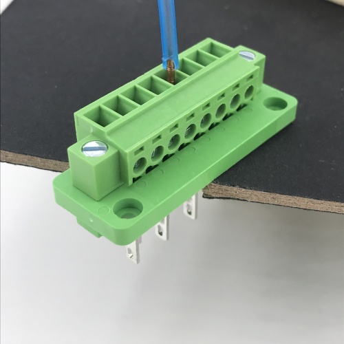 8 pin through wall mounting pluggable terminal block