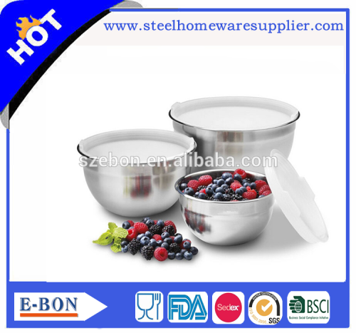 Stainless Steel Mixing Bowls Set salad bowls