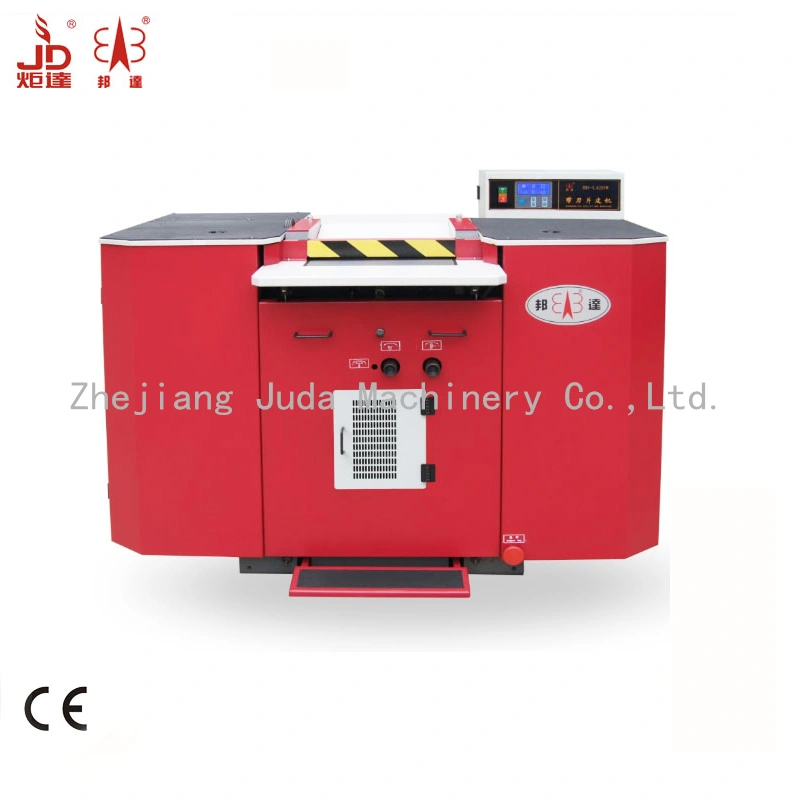 420mm Width PLC Band Knife Splitter Shoe Making Machine