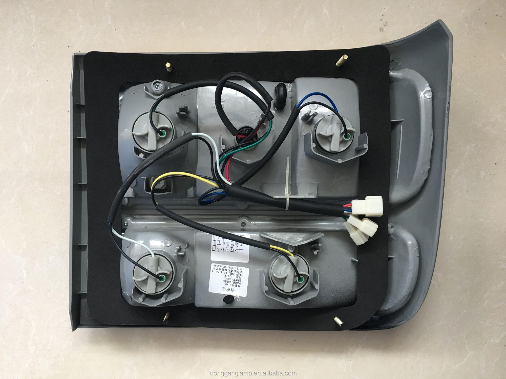 ECE E9 silver 12V 24V bus tail lamp for coaster