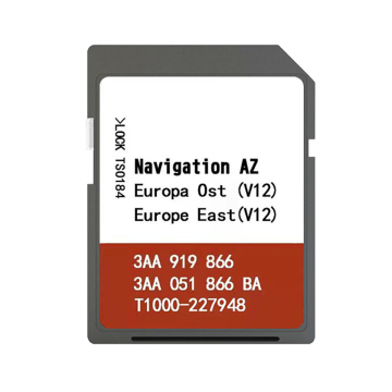 AZ V12 SD Card for RNS 315 VW Amundsen Media 2.1 2.2 Eastern Europe V12 GPS Navi