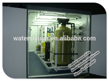 portable salt water desalination plant