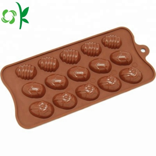 Molde de silicone personalizado para fazer chocolate