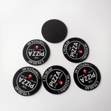 Advertising circle round  shaped car decal