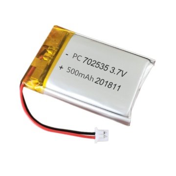 Batteria ai polimeri di litio da 3,7 V 500 mAh a basso prezzo 702535