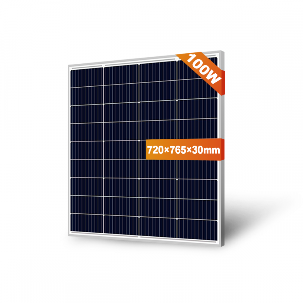 SUNKET Small Solar Panel 100W Mono Solar Panel