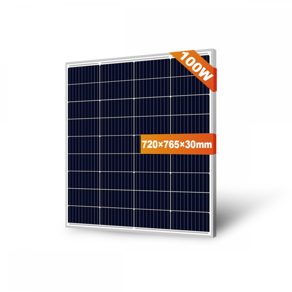 Sunket Small Solar Panel 100W Mono Solar Panel