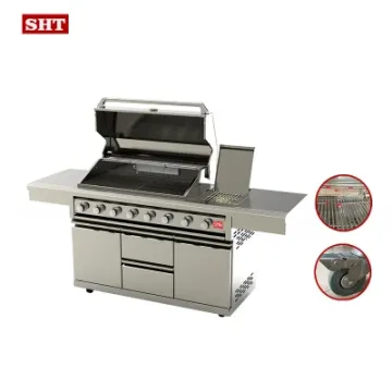 Stainless Steel Outdoor Modern Kitchen Cabinet BBQ Gril