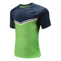 T-shirt personalizada de rugby com ajuste a seco masculino