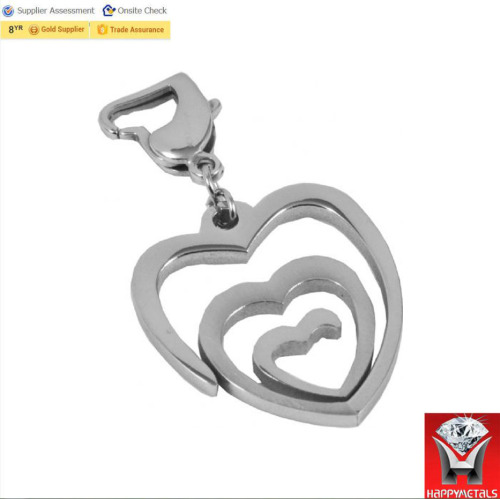 Stainless steel wholesale letter charms