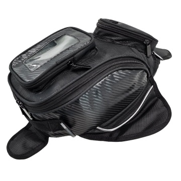 Magnetic Motorcycle Tank Bag with GPS Window and Larger Storage