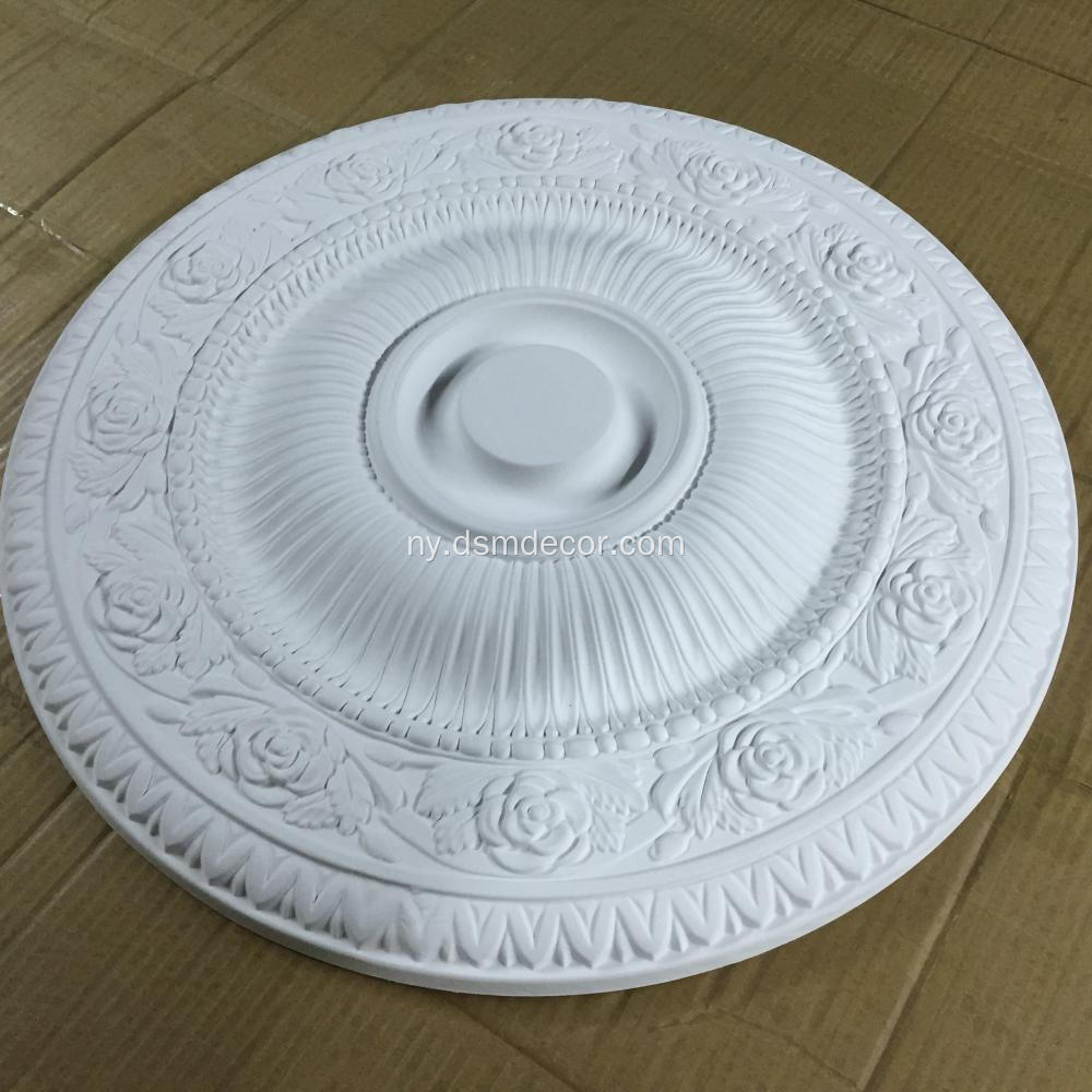 Ceiling Medallion yokhala ndi Rose Design