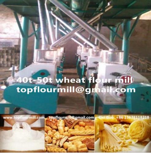 50T wheat flour milling machine flour mills