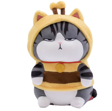 Bee dog Bee cat plush toy