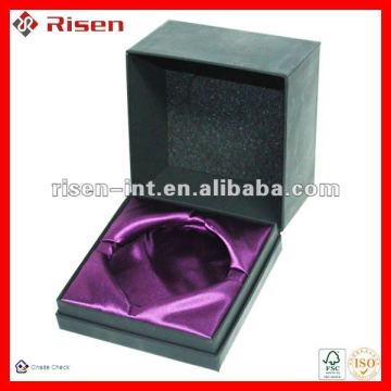 high grade man's watch packaging box with silk