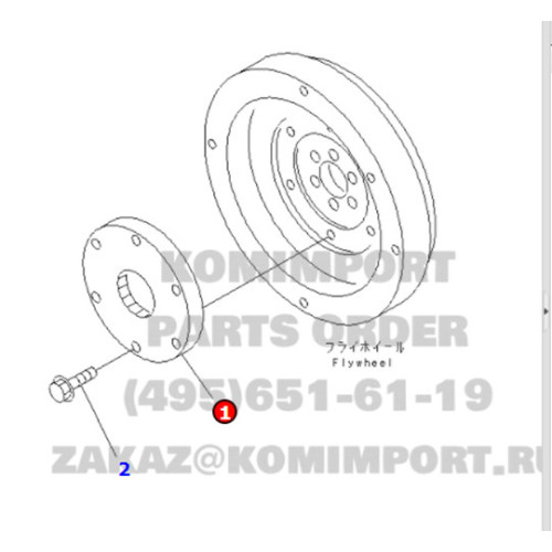 Komatsu RS300 207-43-74111. Согласно новому, отремонтированному, используемому; Оригинал, OEM, вторичный рынок 1 ПК