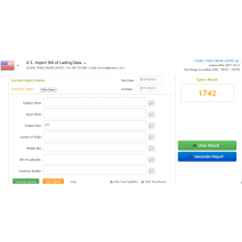 US Import Bill of Lading Data