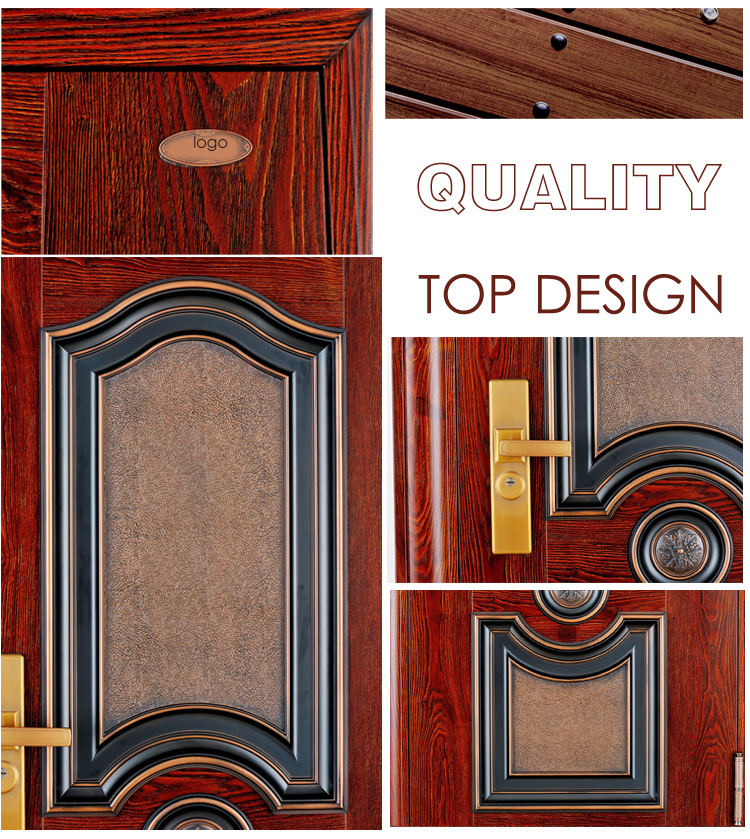 High Quality 2020 New Zhejiang Factory Cheap Price Modern Designs Exterior Steel  Door