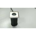 Mini 1W LED Untergrundlicht Quadrat Edelstahl