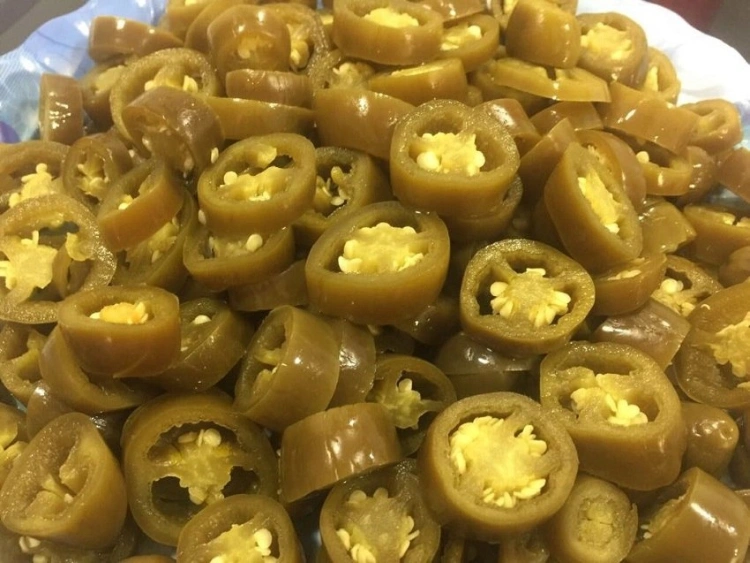 Pickled Jalapeno Peppers Whole Slice