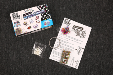 Multi color handmade beaded rings