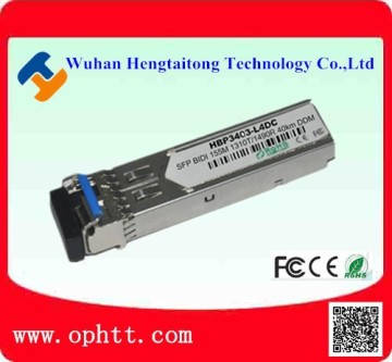 BIDI SFP LC Ethernet 155M 1490nm 40km Fiber Transceiver SFP BIDI