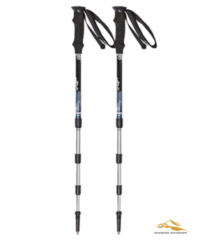 Aluminum 55-125CM Folding Alpenstocks Poles