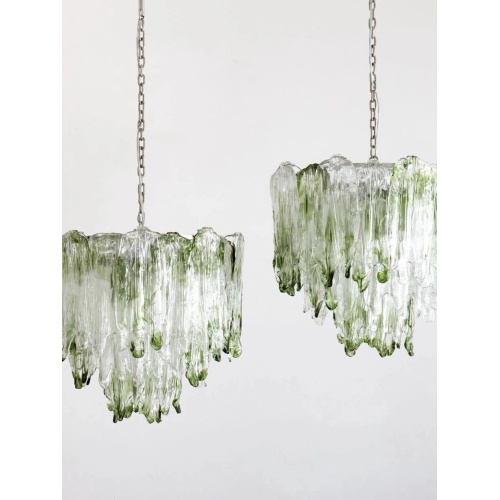 New design lobby glass led chandelier pendant lamp