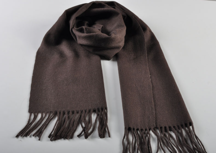 Blank Woven Scarf Brown